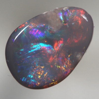 SOLID SEMI BLACK OPAL Bright rich fire